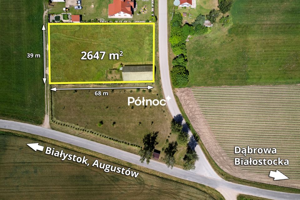 Działka budowlano-rolna Hamulka