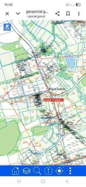 Działka budowlano-rolna Hucisko