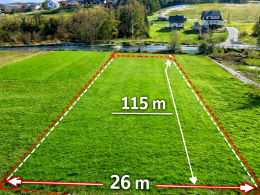 Działka budowlano-rolna Klęczany