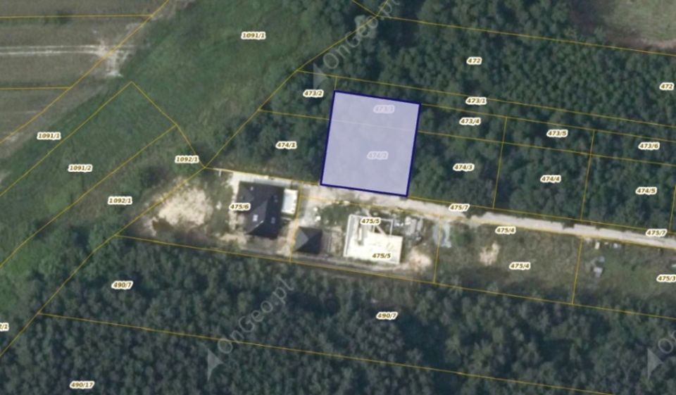 Działka leśna Zagórze