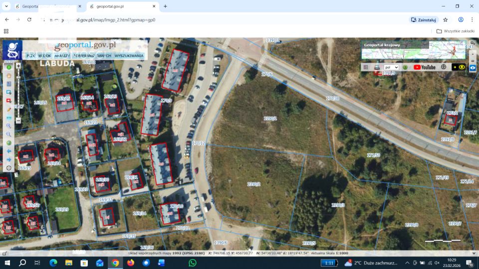 Działka budowlana Reda