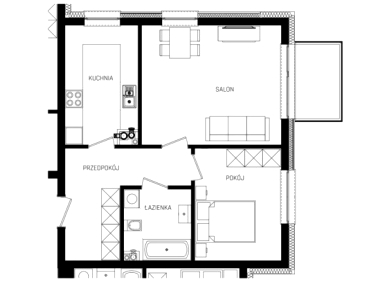 Mieszkanie Poddębice