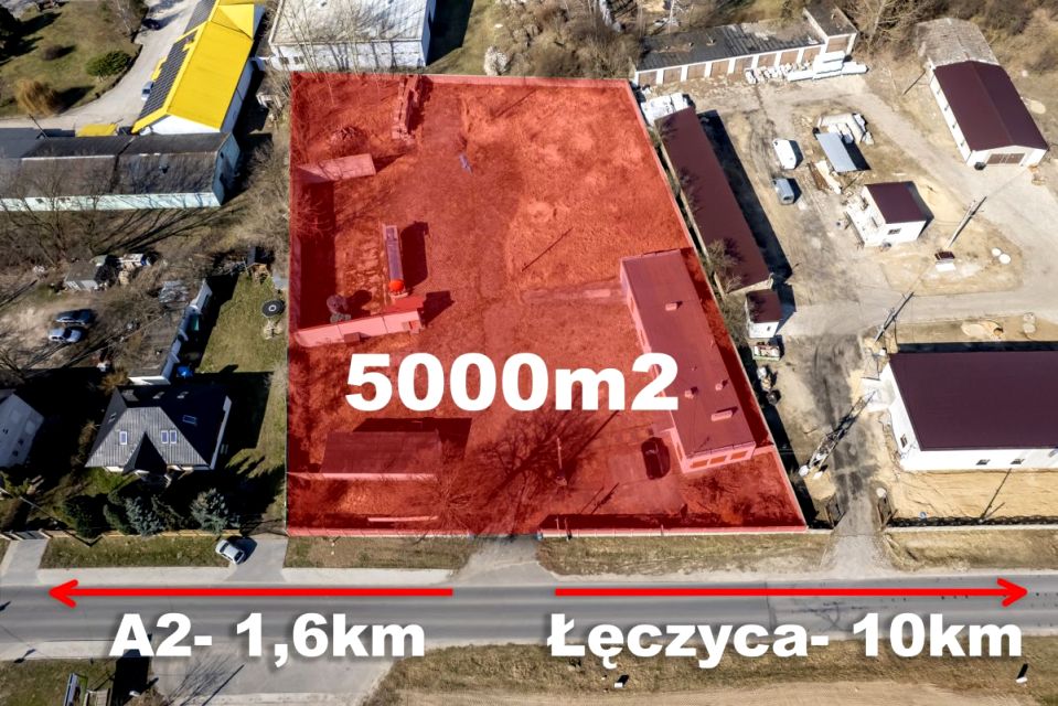 Działka przemysłowa Parzęczew