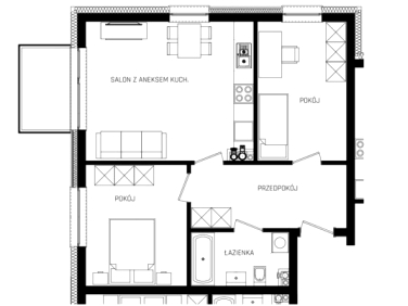 Mieszkanie Poddębice