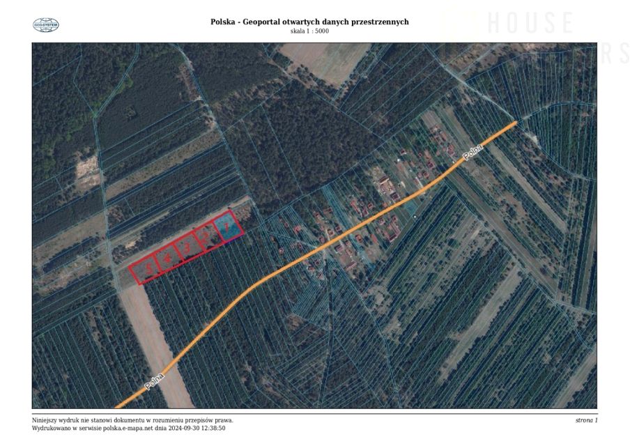 Działka rolna Chełsty