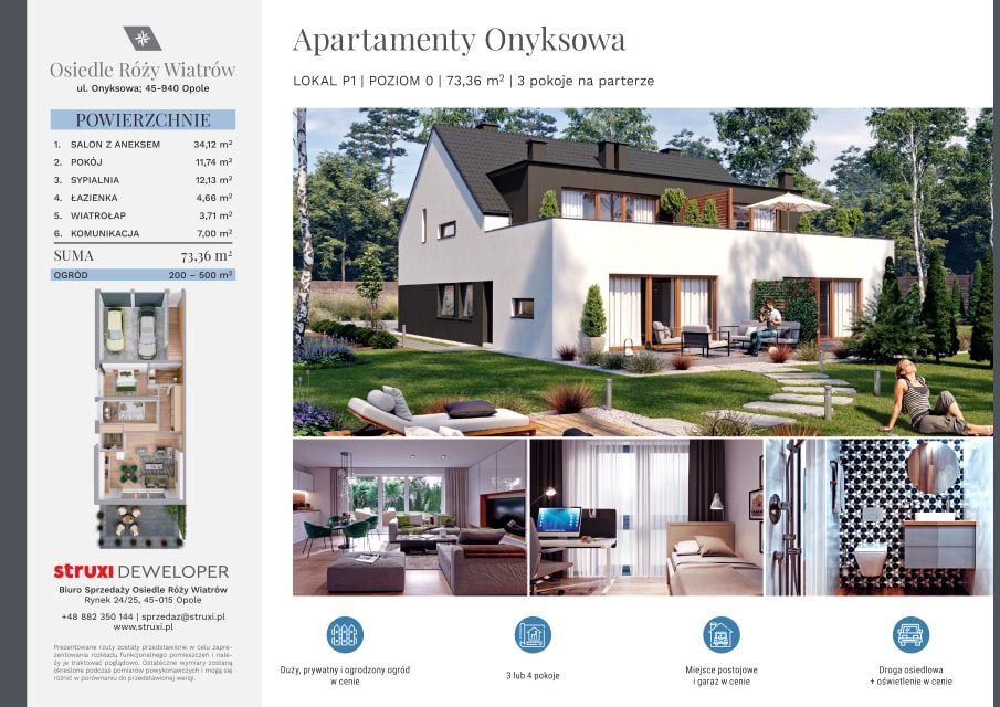 Mieszkanie Chmielowice, ul. Róży Wiatrów