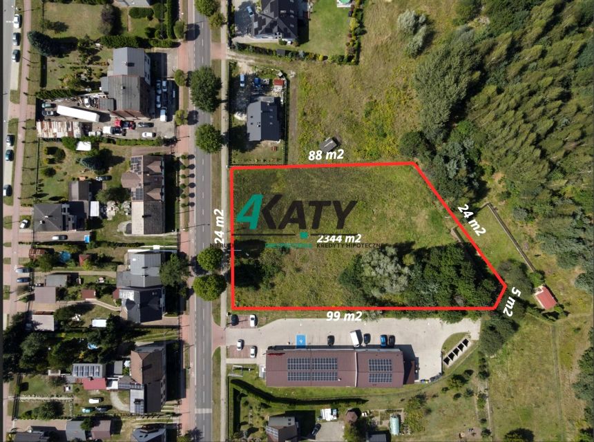 Działka usługowa Bieruń