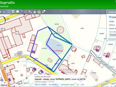 Zabudowana działka Supraśl