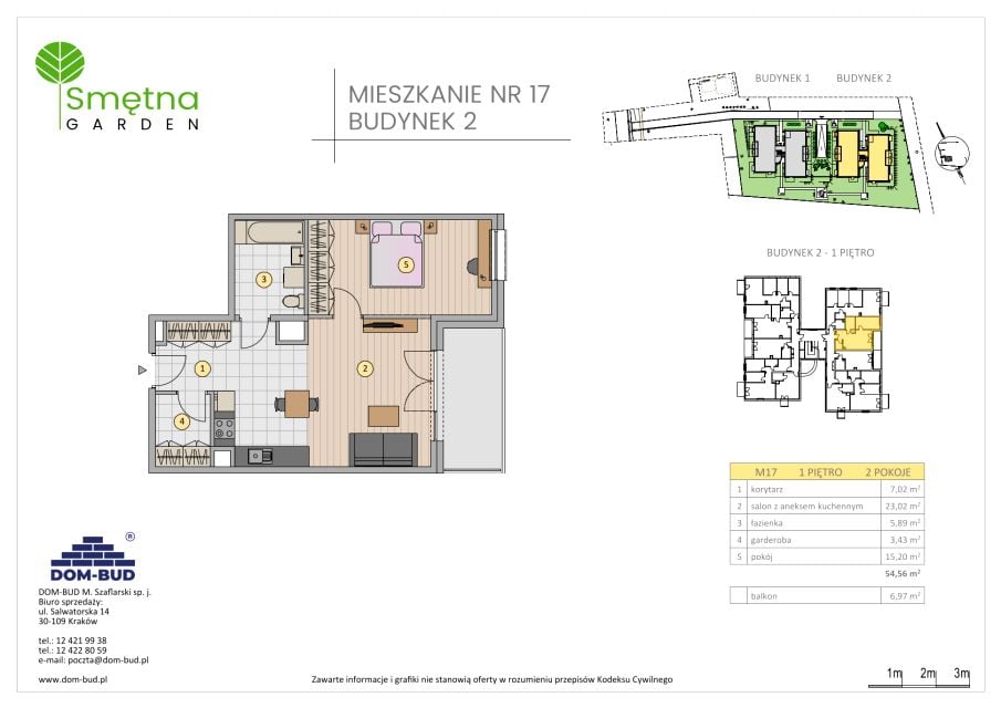 Mieszkanie Bronowice Wielkie, ul. Smętna 1E i 1F