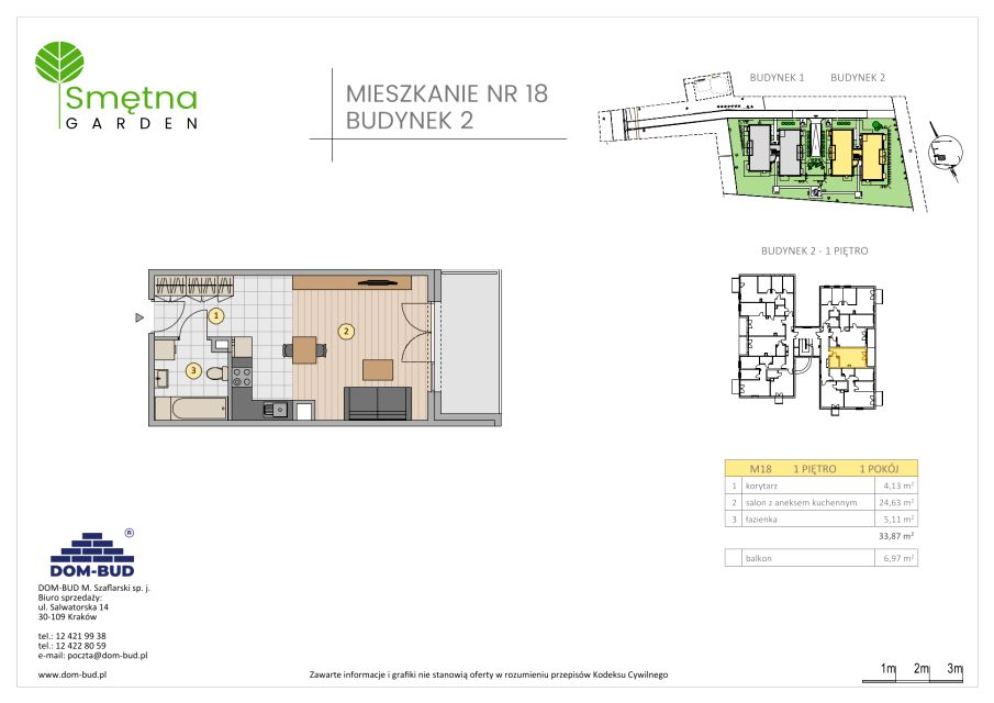 Mieszkanie Bronowice Wielkie, ul. Smętna 1E i 1F