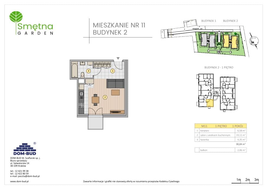 Mieszkanie Bronowice Wielkie, ul. Smętna 1E i 1F