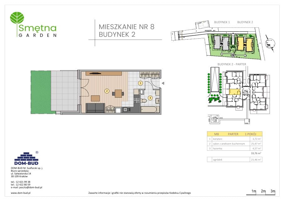 Mieszkanie Bronowice Wielkie, ul. Smętna 1E i 1F