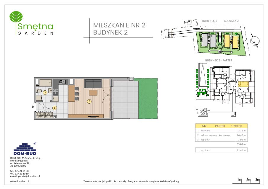 Mieszkanie Bronowice Wielkie, ul. Smętna 1E i 1F