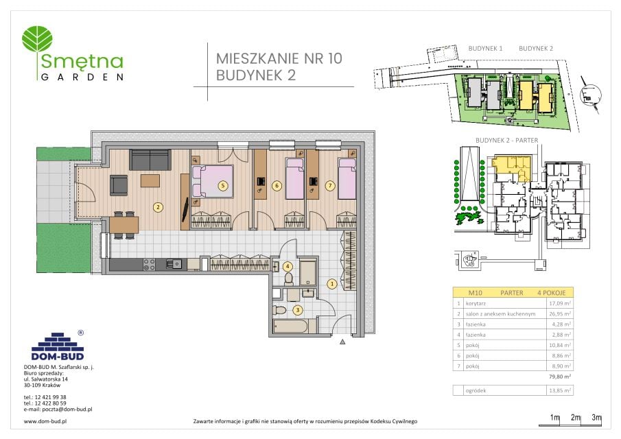 Mieszkanie Bronowice Wielkie, ul. Smętna 1E i 1F