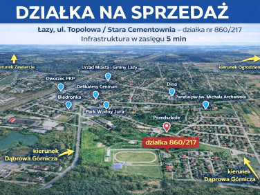 Pusta działka Łazy