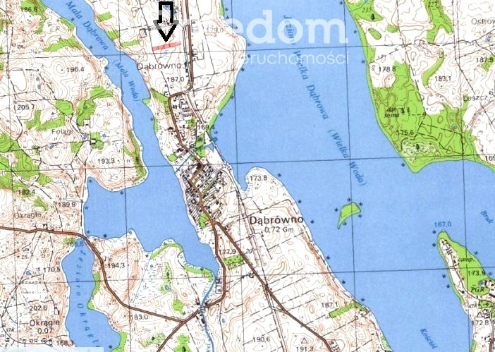 Działka Dąbrówno