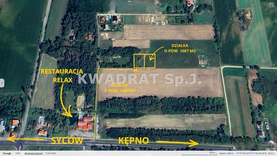 Działka budowlana Słupia pod Bralinem sprzedam