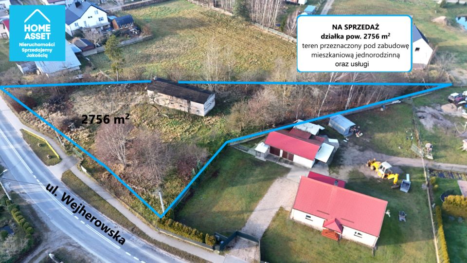 Działka budowlana Milwino