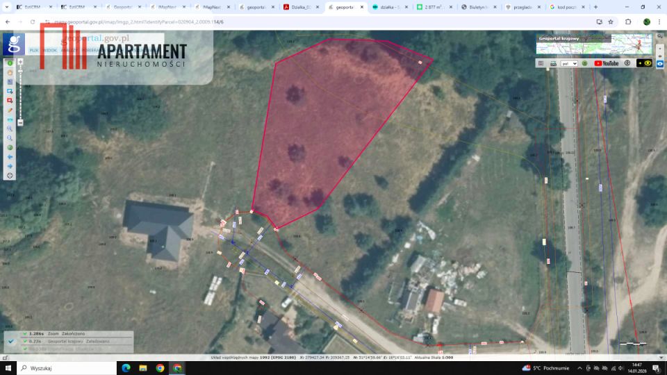 Działka rekreacyjna Spalona