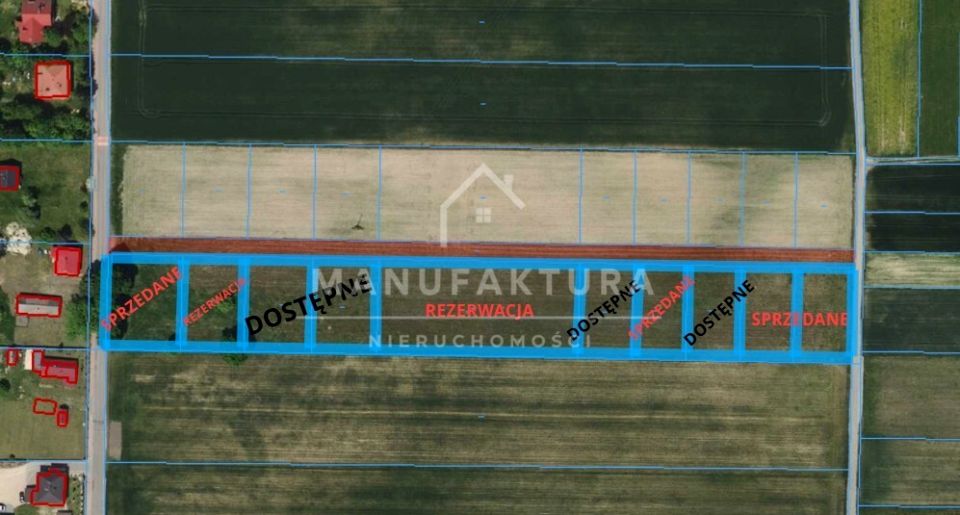 Działka budowlana MAŁUSY MAŁE