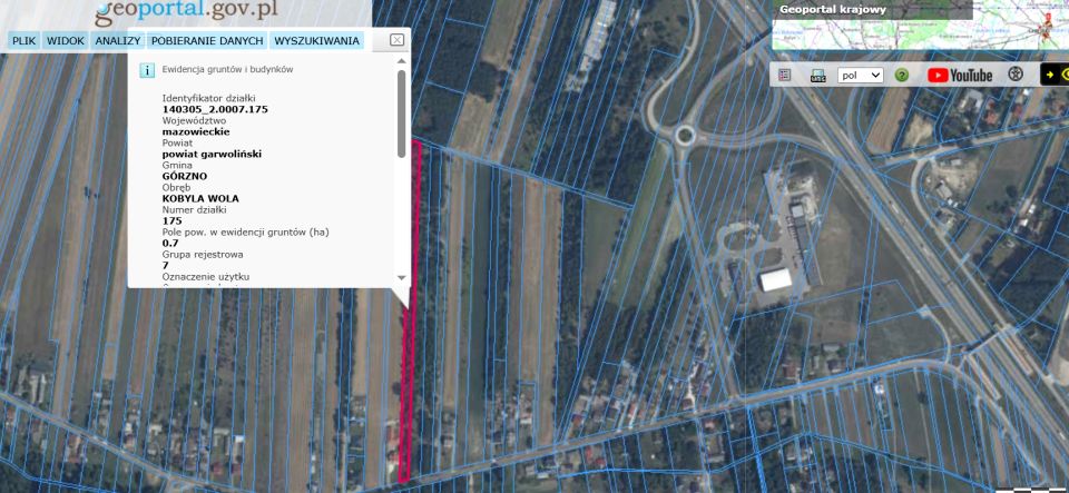 Działka siedliskowa Kobyla Wola