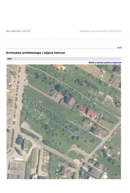 Działka budowlana Myszków