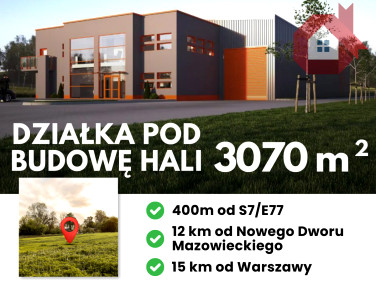 Działka usługowa Łomianki