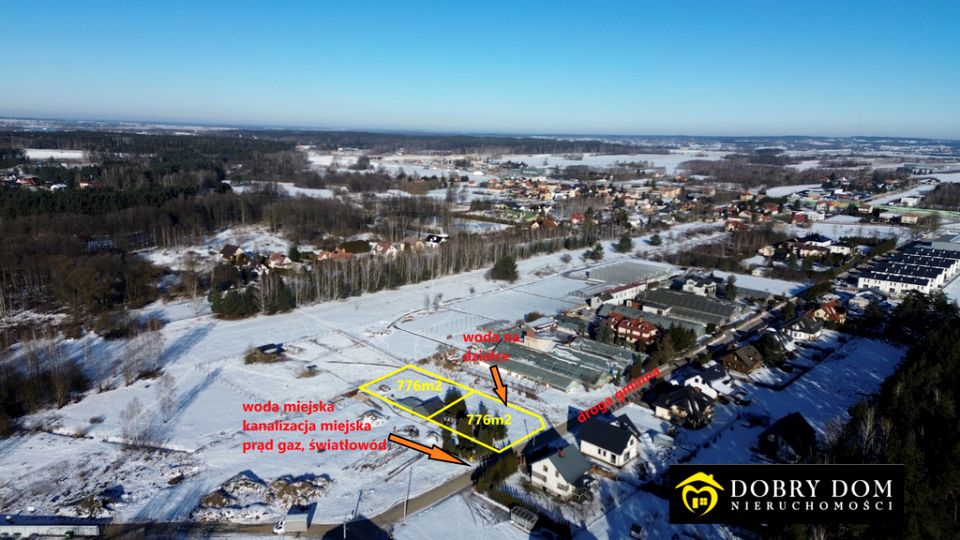 Działka budowlana Łyski