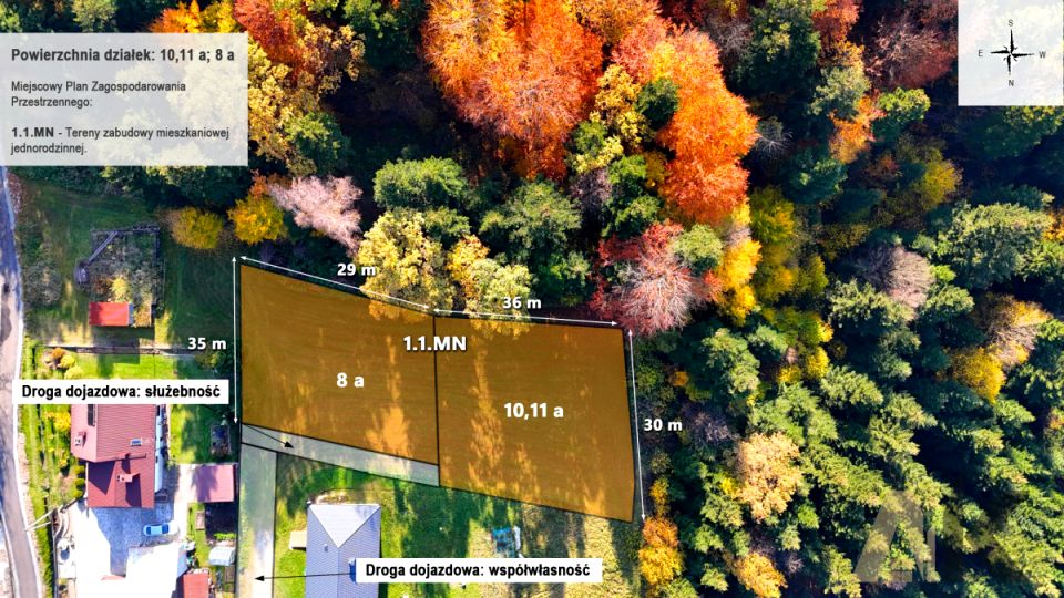 Działka budowlana Librantowa sprzedam