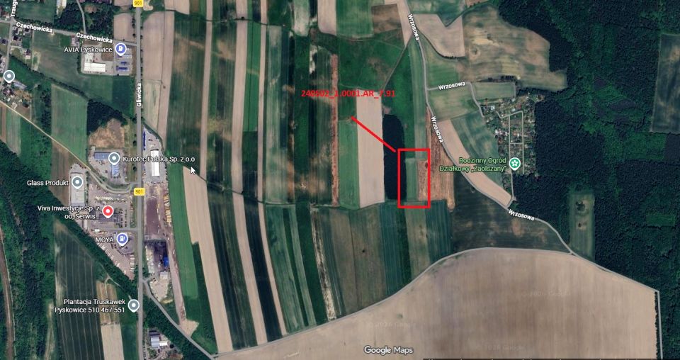 Działka przemysłowa Pyskowice