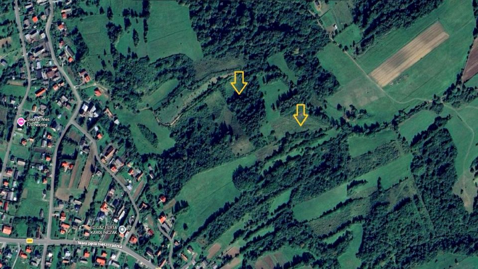 Działka rolna Średnia Wieś