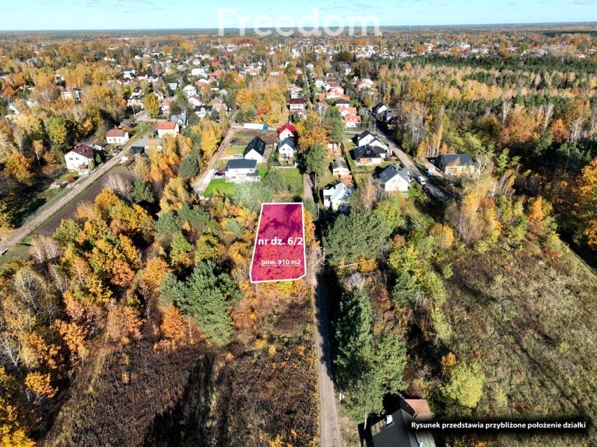 Działka przy lesie
