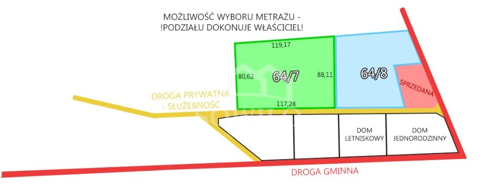 Działka rolna Nowa Wieś Przywidzka