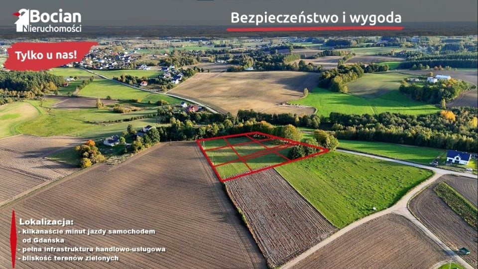 Działka budowlana Kielno