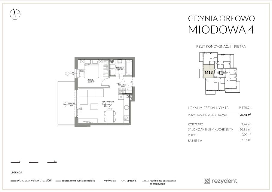 Mieszkanie Orłowo, ul. Miodowa 4