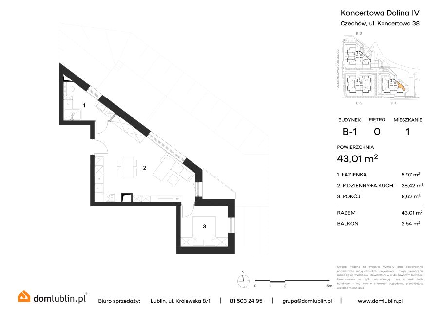Mieszkanie Czechów Północny, ul. Koncertowa
