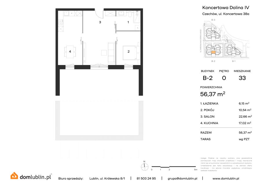 Mieszkanie Czechów Północny, ul. Koncertowa