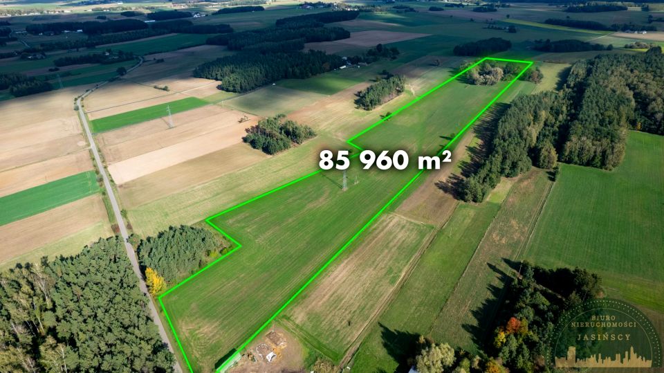 Działka rolna Przybyszewo