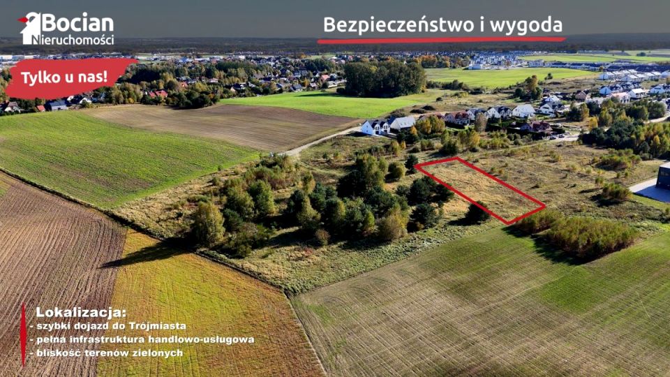 Działka budowlana Miszewko