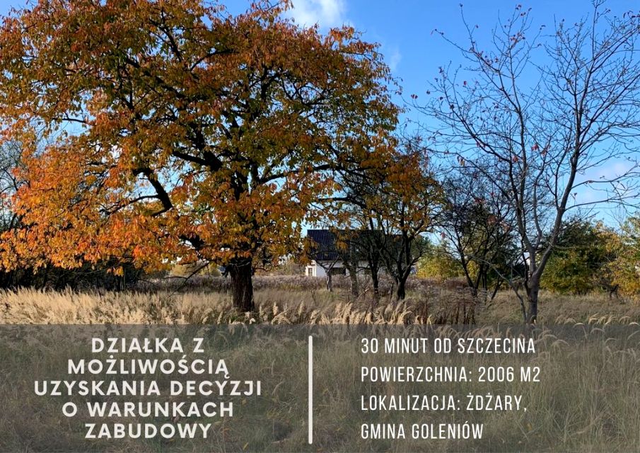 Działka rolna Żdżary