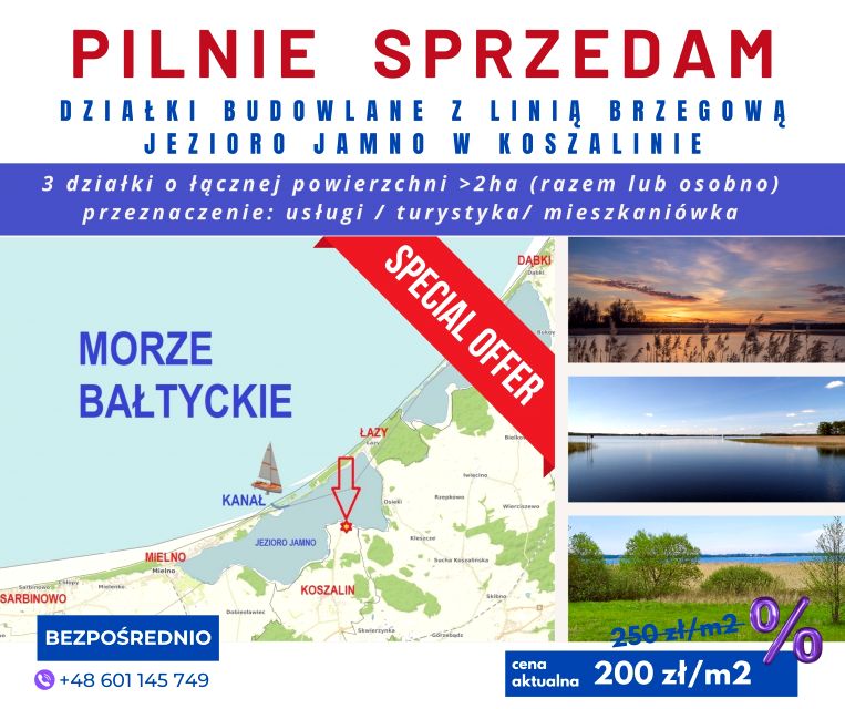 Działka inwestycyjna Koszalin