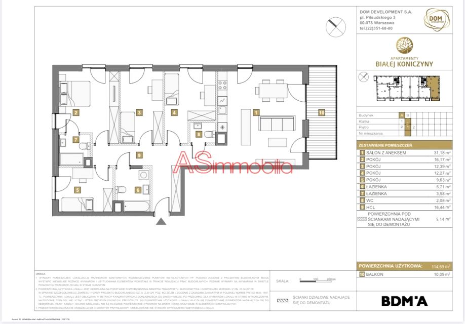 Mieszkanie Warszawa sprzedaż