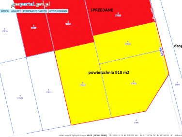 Działka budowlana Krzywa