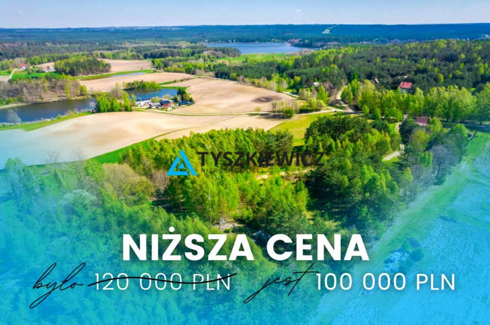 Działka przy lesie