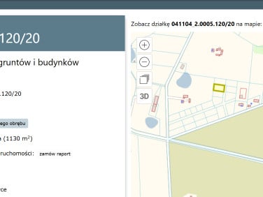 Działka budowlana Borucin