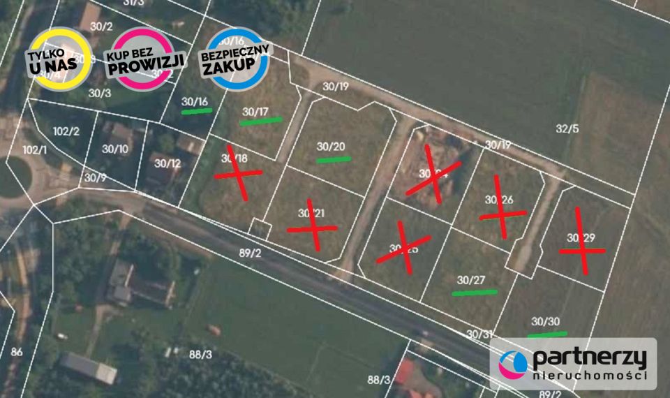 Działka budowlana Tokary