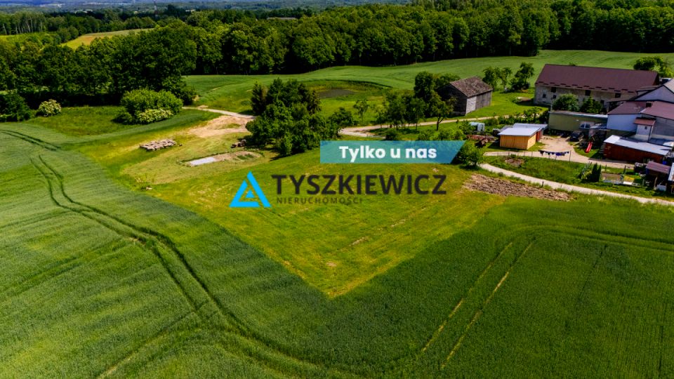 Działka przy lesie