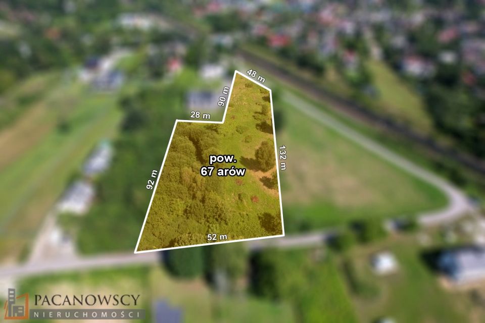 Działka inwestycyjna Rząska