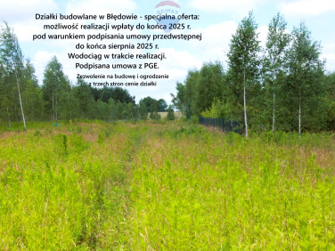 Działka budowlana BŁĘDOWO