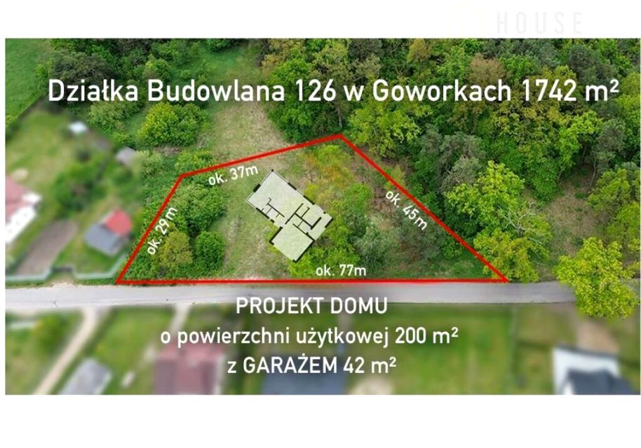Działka budowlana Goworki